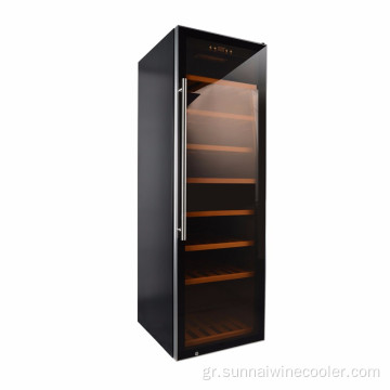 Μεγάλος χώρος freestanding192 μπουκάλια ψυγείο κρασιού ψύκτη κρασιού